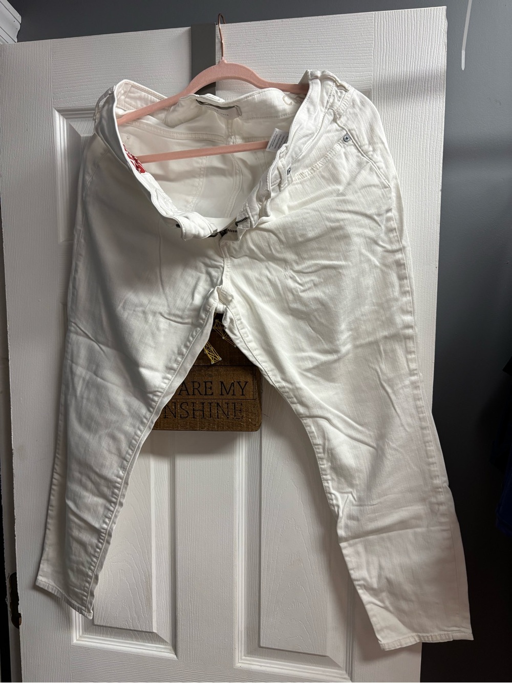 White Women's Jeans - Classic Slim Fit
